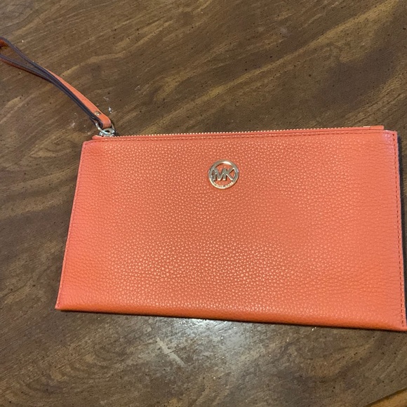 Michael Kors Orange Wristlet - Picture 2 of 6